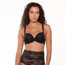 Load image into Gallery viewer, LINGADORE &lt;BR&gt;
Daily, Underwire, T-shirt Push up bra &lt;BR&gt;
Black &lt;BR&gt;
