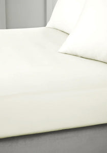 BIANCA <BR>
400 TC 100% cotton sateen sheets <BR>
White or Cream <BR>