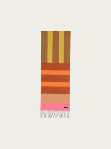 FRAAS <BR>
Cashmink scarf with stripe design <BR>
Multi <BR>