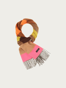 FRAAS <BR>
Cashmink scarf with stripe design <BR>
Multi <BR>