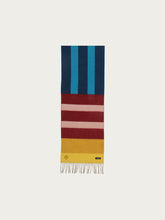 Load image into Gallery viewer, FRAAS &lt;BR&gt;
Cashmink scarf with stripe design &lt;BR&gt;
Multi &lt;BR&gt;
