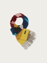 Load image into Gallery viewer, FRAAS &lt;BR&gt;
Cashmink scarf with stripe design &lt;BR&gt;
Multi &lt;BR&gt;
