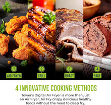 Load image into Gallery viewer, TOWER &lt;BR&gt;
Vortex, 6 litre Air Fryer &lt;BR&gt;
White or Mushroom &lt;BR&gt;
