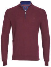 Load image into Gallery viewer, ANDRE MENSWEAR &lt;BR&gt;
Aran 1/4 Zip Knit &lt;BR&gt;
Purple, Forest, Ink &amp; Burgundy Available &lt;BR&gt;
