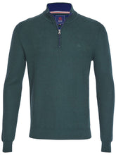 Load image into Gallery viewer, ANDRE MENSWEAR &lt;BR&gt;
Aran 1/4 Zip Knit &lt;BR&gt;
Purple, Forest, Ink &amp; Burgundy Available &lt;BR&gt;
