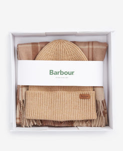 BARB X2 AUBREY HAT/SCARF SET CAMEL