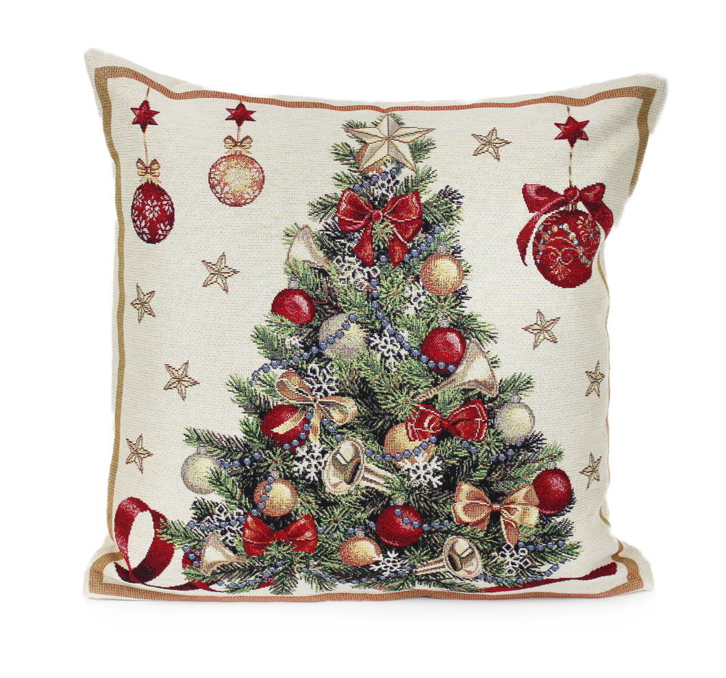 PEGGY WILKINS <BR>
Bells And Bows Christmas Cushion <BR>