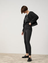 Load image into Gallery viewer, TAIFUN &lt;BR&gt;
Plush Chenille cardigan jacket &lt;BR&gt;
Black &lt;BR&gt;
