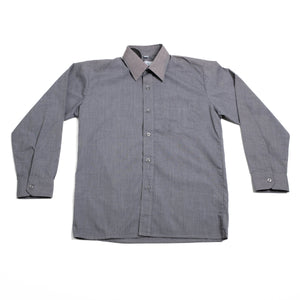 HUNTER <BR>
School Shirts<BR>
White, Blue & Grey <BR>