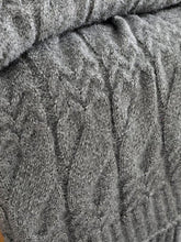 Load image into Gallery viewer, BIANCA &lt;BR&gt;
Cosy Soft Cable Knit Throw &lt;BR&gt;
Blue or Grey &lt;BR&gt;
