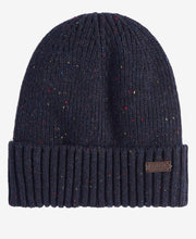 Load image into Gallery viewer, BARBOUR &lt;BR&gt;
Carlton Beanie &amp; Scarf Gift Set &lt;BR&gt;
Navy Marl &lt;BR&gt;
