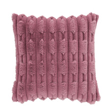 Load image into Gallery viewer, BIANCA &lt;BR&gt;
Carved Faux Fur Cushion &lt;BR&gt;
Blue or Pink Available &lt;BR&gt;
