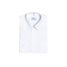 Load image into Gallery viewer, HUNTER &lt;BR&gt;
School Shirts&lt;BR&gt;
White, Blue &amp; Grey &lt;BR&gt;
