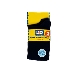 PEX SCHOOL SOCKS <BR>
2 Pack Knee High <BR>
Wine, White, Navy <BR>