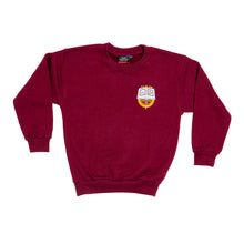 Load image into Gallery viewer, COOSAN NS &lt;BR&gt;
School Sweat Shirt &lt;BR&gt;
Wine Crested &lt;BR&gt;
