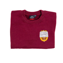 Load image into Gallery viewer, COOSAN NS &lt;BR&gt;
School Sweat Shirt &lt;BR&gt;
Wine Crested &lt;BR&gt;
