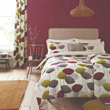 Load image into Gallery viewer, SANDERSON &lt;BR&gt;
Dandelion Clocks Duvet Set &lt;BR&gt;
Blackcurrant &lt;BR&gt;
