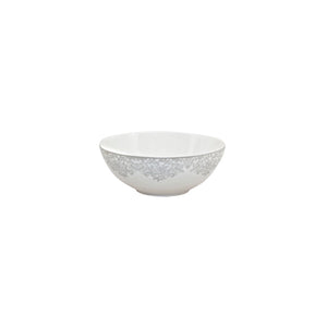 DENBY <BR>
Filigree Soup Bowl <BR>
Silver