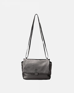 BIBA <BR>
Elisabeth Leather cross bag <BR>
Pewter <BR>