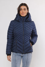 Load image into Gallery viewer, RINO &amp; PELLE &lt;BR&gt;
Erin Padded Outerwear Jacket &lt;BR&gt;
Navy &lt;BR&gt;
