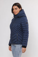 Load image into Gallery viewer, RINO &amp; PELLE &lt;BR&gt;
Erin Padded Outerwear Jacket &lt;BR&gt;
Navy &lt;BR&gt;
