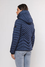 Load image into Gallery viewer, RINO &amp; PELLE &lt;BR&gt;
Erin Padded Outerwear Jacket &lt;BR&gt;
Navy &lt;BR&gt;
