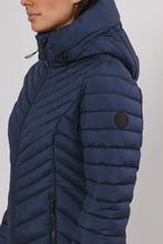 Load image into Gallery viewer, RINO &amp; PELLE &lt;BR&gt;
Erin Padded Outerwear Jacket &lt;BR&gt;
Navy &lt;BR&gt;
