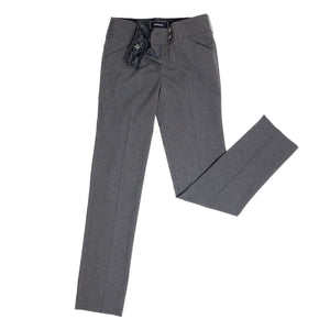 SCHOOL TROUSERS <BR>
Portofino Narrow Leg, Zip Pocket, Girls Trousers <BR>
Navy & Grey <BR>