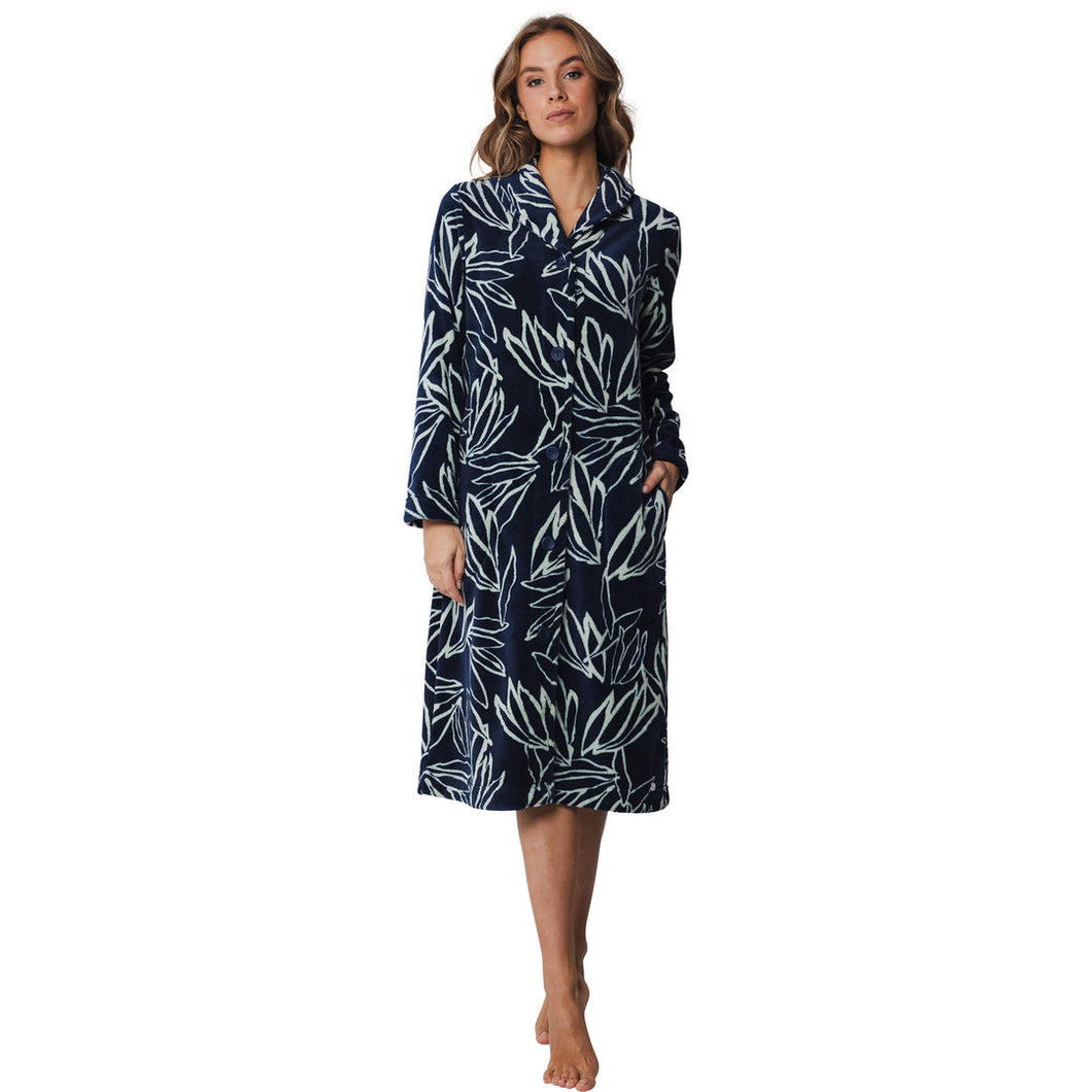 PASTUNETTE <BR>
Bathrobe <BR>
Navy <BR>