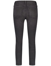 Load image into Gallery viewer, TAIFUN &lt;BR&gt;
7/8-length jeans in a slim fit with stud embellishment &lt;BR&gt;
Grey &lt;BR&gt;
