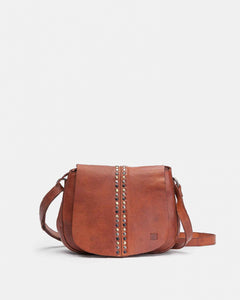 BIBA <BR>
Hancock Leather cross bag <BR>
Tan <BR>