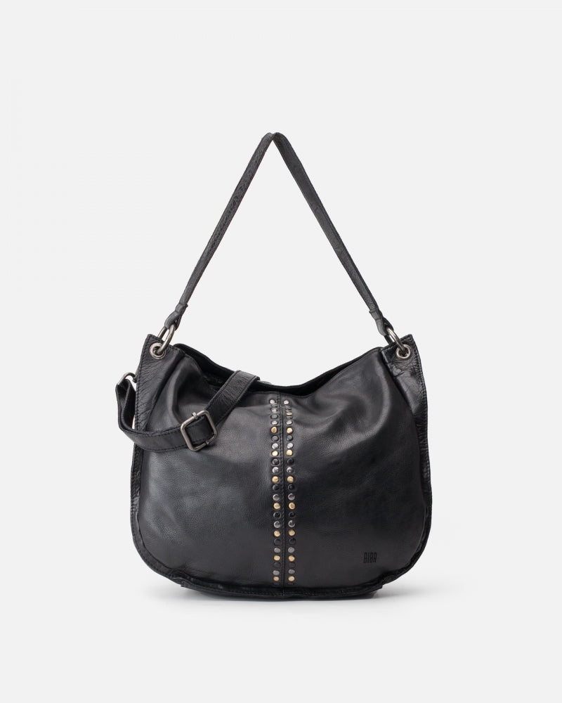 BIBA <BR>
Hancock Leather cross bag <BR>
Black <BR>