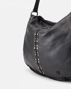 BIBA <BR>
Hancock Leather cross bag <BR>
Black <BR>