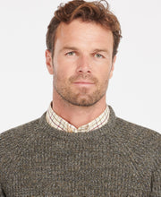 Load image into Gallery viewer, BARBOUR &lt;BR&gt;
Horseford Crew Neck Jumper &lt;BR&gt;
Olive &amp; Blue available &lt;BR&gt;
