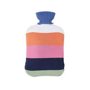 JOULES <BR>
Lakeside Slumber Stripe Hot Water Bottle <BR>
Multi <BR>