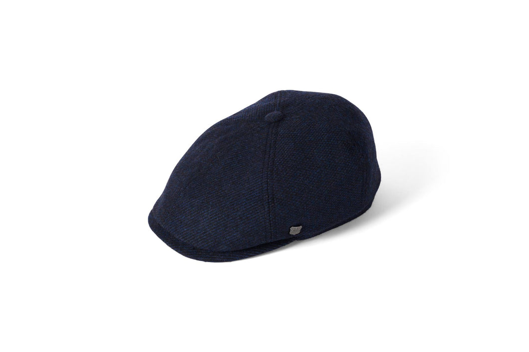 FAILSWORTH <BR>
Hudson Wool Blend Newsboy Cap <BR>
Navy Blue <BR>