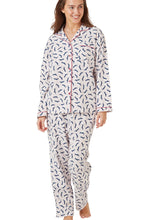 Load image into Gallery viewer, INDIGO SKY &lt;BR&gt;
Dotty Dachshund Cosy Brushed Cotton Printed Pyjama Set
Ivory &lt;BR&gt;
