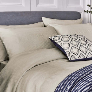 BEDECK OF BELFAST <BR>
Kenza Duvet Cover & Pillowcase Pairs <BR>
Grey <BR