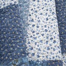 Load image into Gallery viewer, BIANCA &lt;BR&gt;
Limited Edition Patchwork Bedspread &lt;BR&gt;
Blue &lt;BR&gt;
