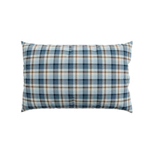 Load image into Gallery viewer, LONG ISLAND by HELENA SPRINGFIELD&lt;BR&gt;
Cosy Check Brushed Cotton Duvet Cover Set &lt;BR&gt;
Blue &lt;BR&gt;
