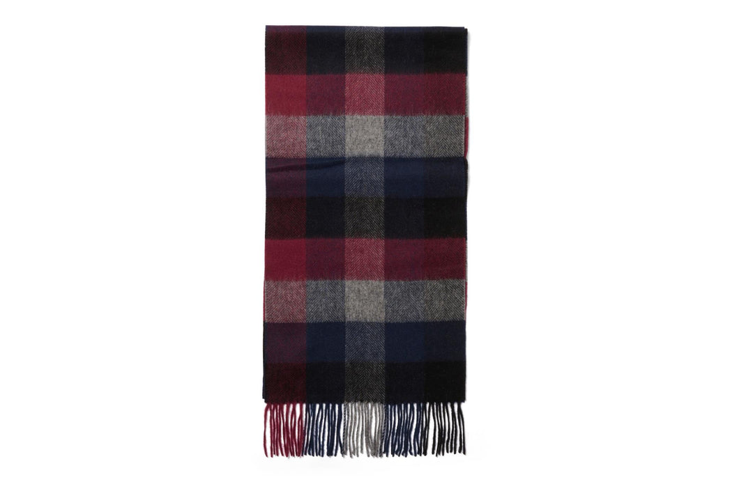 FAILSWORTH <BR>
Lambswool Scarf in check & plain <BR>
various colours <BR>