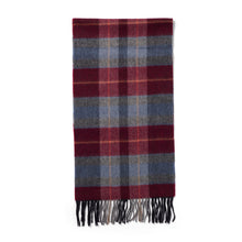 Load image into Gallery viewer, FAILSWORTH &lt;BR&gt;
Lambswool Scarf in check &amp; plain &lt;BR&gt;
various colours &lt;BR&gt;
