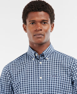 BARBOUR <BR>
Merryton Tailored Long-Sleeved Shirt <BR>
Blue <BR>