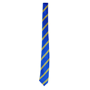 MARIST <BR>
School Tie <BR>
Blue & Gold Striped <BR>