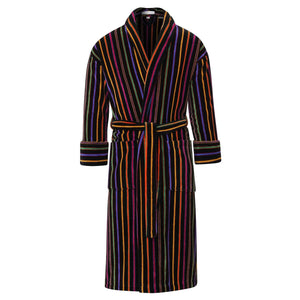 BOWN OF LONDON <BR>
Mozart Men's Dressing Gown <BR>
Striped Multi <BR>