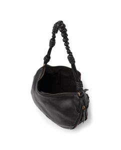 BIBA <BR>
Leather shoulder bag, Niland <BR>
Black <BR>