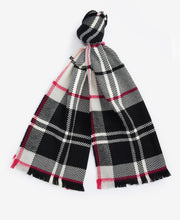 Load image into Gallery viewer, BARBOUR &lt;BR&gt;
Pendal hat &amp; Scarf Boxed set &lt;BR&gt;
Pink, Monochrome &lt;BR&gt;
