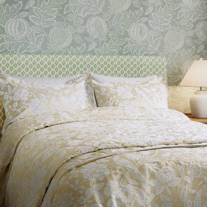 SANDERSON <BR>
Pyramus Jacquard Duvet Cover set <BR>
Natural & Gold available <BR>