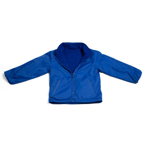 SCHOOL JACKET <BR>
Nylon Outer, Fleece interior, Reflective Piping <BR>
Royal, Wine & Navy <BR>