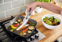 Load image into Gallery viewer, STELLAR &lt;BR&gt;
Rocktanium 26cm Square Grill pan, non stick &lt;BR&gt;
